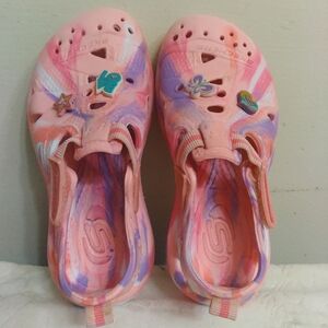 Skechers Girls Pink and Purple Clogs Size C 1